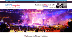 Desktop Screenshot of newshelpline.com